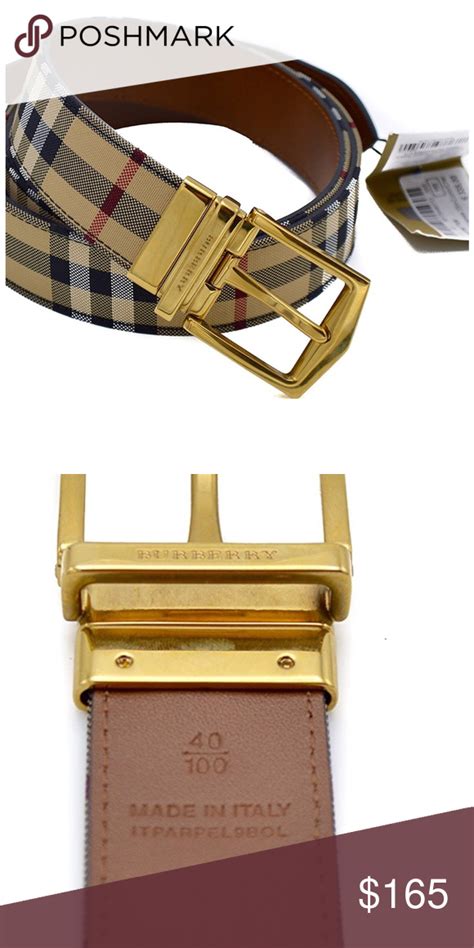 burberry reversible belt women's|authentic burberry belt.